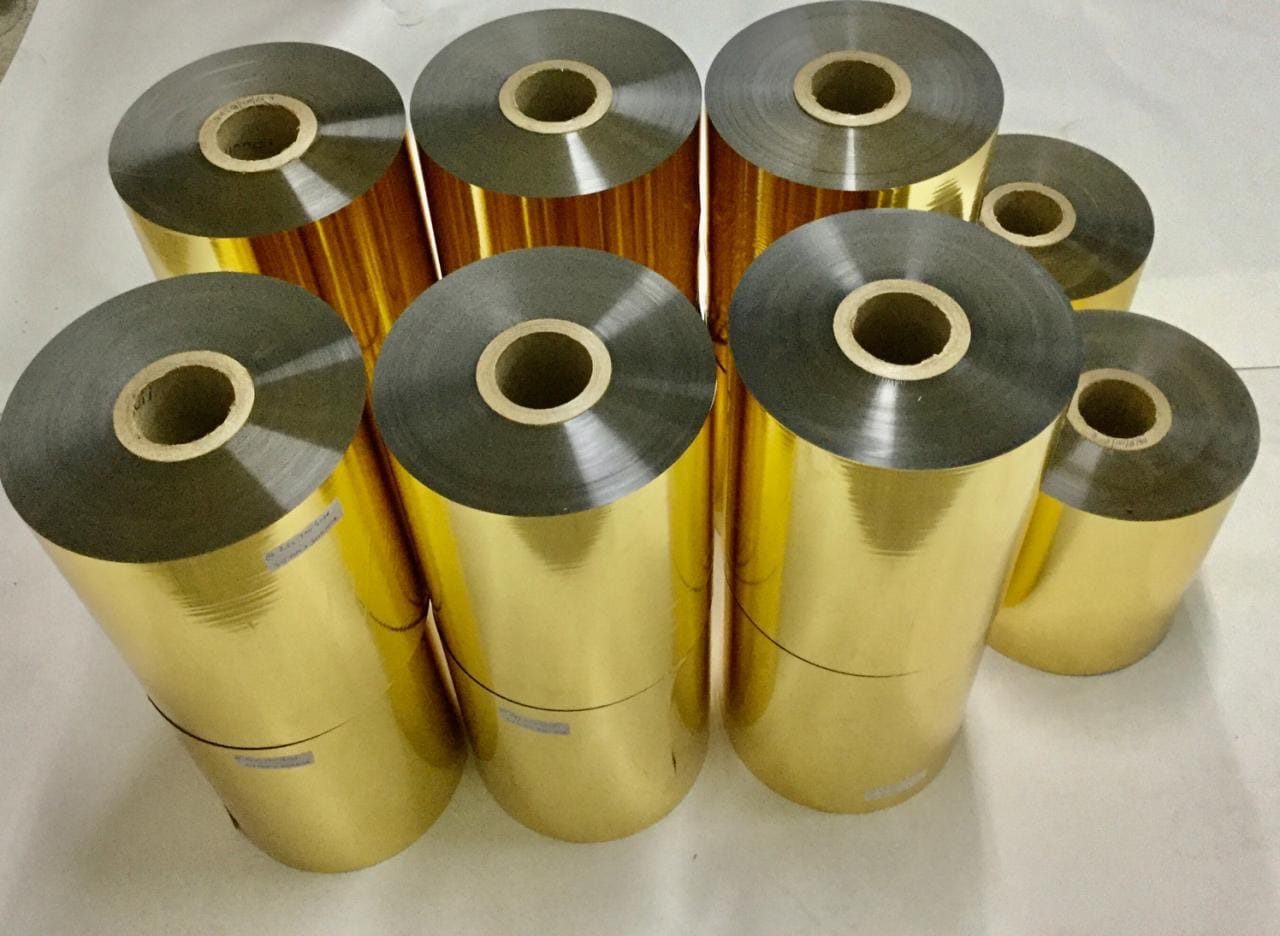 Foil rolls ready for trade