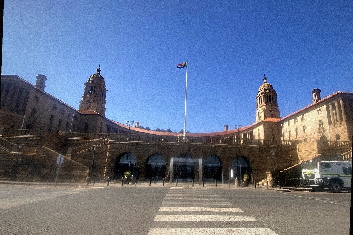Union Buildings sandstone facade in Pretoria